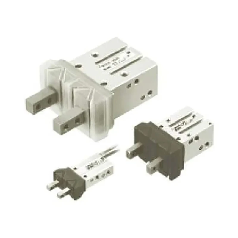 SMC 2 Finger Double Acting Parallel Pneumatic Gripper , Max Operating Pressure 0.7 Mpa, Port Size M5 x 0.8, Weight MHZJ2-16D