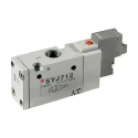 SMC Pneumatic Solenoid Pilot Valve G 1/8, 3/2 Valve Function, 0.7 Mpa, Aluminium Body SYJ700 