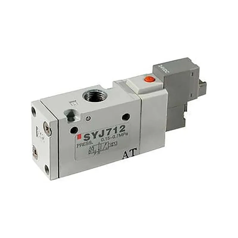 SMC Pneumatic Solenoid Pilot Valve G 1/8, 3/2 Valve Function, 0.7 Mpa, Aluminium Body SYJ700 