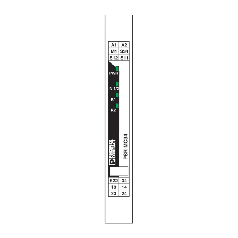 Phoenix Contact 24V dc Safety Relay with 3 Safety Contacts and 3 Auxiliary Contacts MC34-3NO-1DO-24DC-SP
