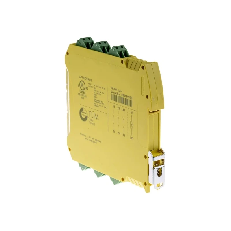 Omron 24V DC Safety Relay with 3 Safety Contacts and 3 Auxiliary Contacts MC40-3NO-1DO-24DC-SC
