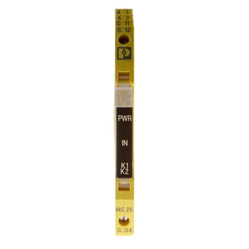 Phoenix Contact 24V DC Safety Relay with 1 Safety Contact and 1 Auxiliary Contact, Manual Reset, DIN MS25-1NO-1DO-24DC-SC