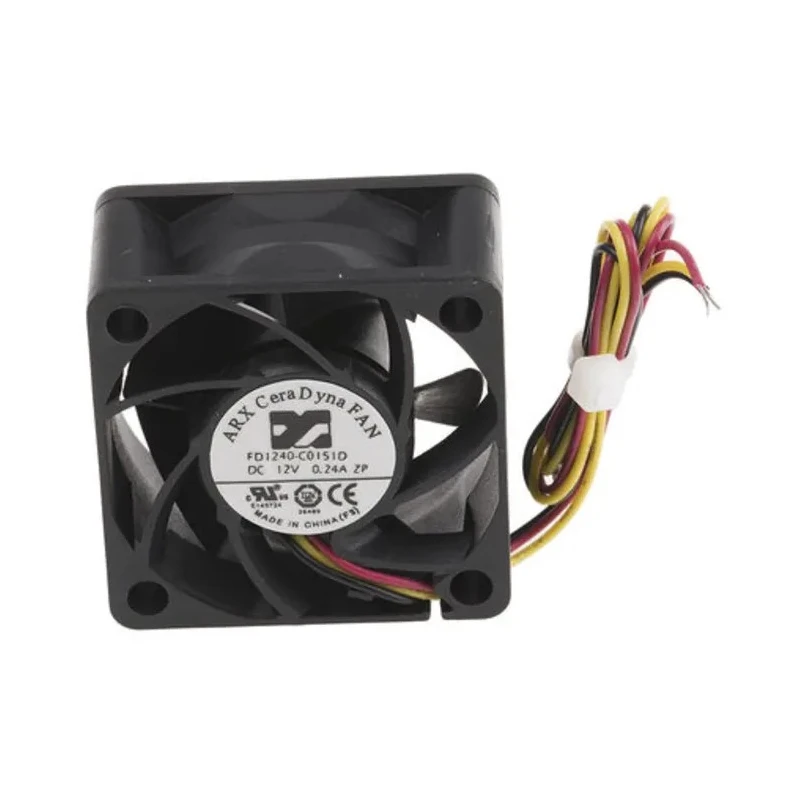 ARX CeraDyna Series Axial Fan 12V DC 12W 1.3A 45.5 m³/h 16500 RPM Ceramic Bearing FD1240-A0153M0AL