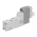SMC Solenoid Pilot Valve Rc 5 Ports 0.7 Mpa Die Cast Zinc Body SYJ3000 Series 