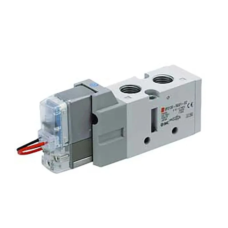 SMC Pneumatic Solenoid/Pilot-Operated Control Valve 5 Port 5/2 Aluminium Body 1/4 in G Thread 0.7 Mpa Max Pressure VF3000 
