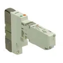 SMC Solenoid Pilot Valve 5/2 Solenoid Rc VQ1000 Series 24V 