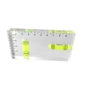 RS PRO Acrylic 100 mm Block Spirit Level with 2 Neon Yellow Vials, Waterproof, ±1 mm Horizontal ±2 mm Vertical 196-4644