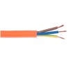 RS PRO 3 Core Power Cable Orange 1.5mm² 300/500V 60°C PVC Insulated Sheathed 100m 196-4663