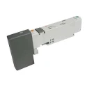 SMC Solenoid Pilot Valve 5/2 Solenoid Rc VQC1000 Series 24V Double Solenoid Base Mount Die Cast Zinc 
