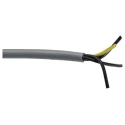 RS PRO Control Cable 4 Cores 0.75mm² Unscreened 50 m Grey PVC Sheath 196-4669
