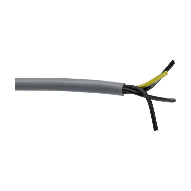 RS PRO Control Cable 4 Cores 0.75mm² Unscreened 50 m Grey PVC Sheath 196-4669