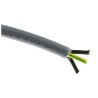 RS PRO Control Cable 4 Cores 1mm² Unscreened Grey Polyvinyl Chloride Sheath 50 m 196-4672