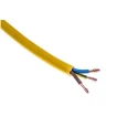 RS PRO 3 Core Power Cable Yellow 2.5mm² 60 °C 100 m Polyvinyl Chloride 196-4713