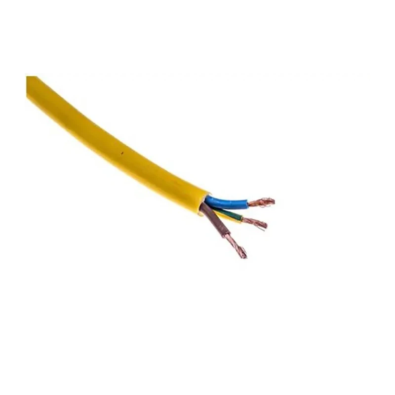 RS PRO 3 Core Power Cable Yellow 2.5mm² 60 °C 100 m Polyvinyl Chloride 196-4713