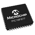 Microchip 8 bit PIC Microcontroller, 20 MHz, 14kB FLASH, 44-Pin PLCC PIC16F877-20I/L