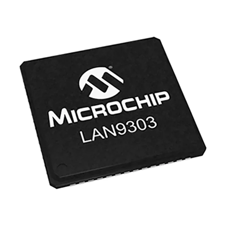 Microchip 3-Port 10/100 Ethernet Switch IC 3.3 V, 200 Mbps, Full Duplex/Half Duplex LAN9303I-ABZJ