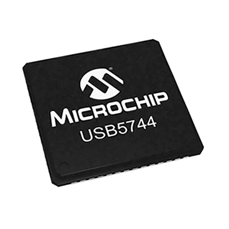 Microchip Controller IC 1-Channel 5 Gbps USB 3.1 3.6V 1.2V 56-Pin SQFN USB5744-I/2G