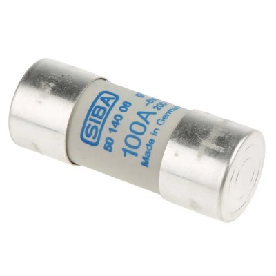 SIBA 100A Ceramic Cartridge Fuse 22 x 58 mm 700V Ultra Rapid URZ Series 50-140-06/100A