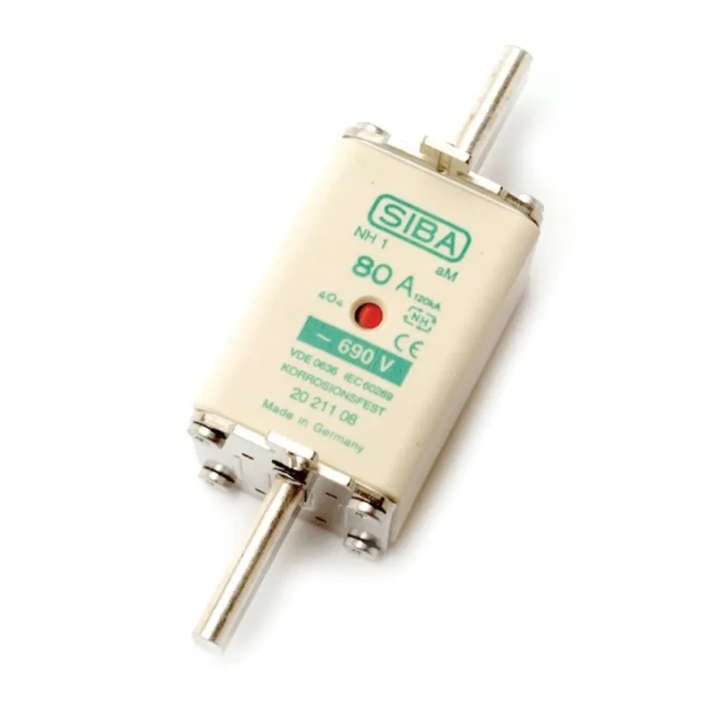 SIBA 160A NH Fuse NH1 Blade Type High Rupture Capacity 690V 20-211-08/160A