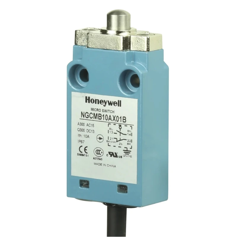 Honeywell Technologies NGC Series Plunger Limit Switch Metal Housing IP67 400V AC 10A 
