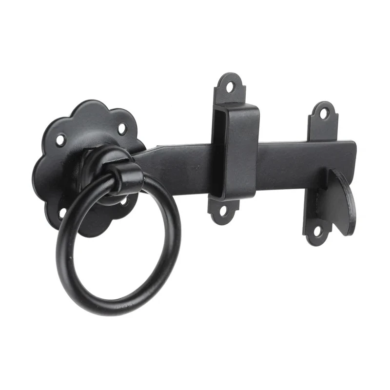 RS PRO Steel Lockable Gate Latch Epoxy Powder Coated 178 mm Length 25 mm Width 894-6777