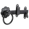 RS PRO Steel Lockable Gate Latch Epoxy Powder Coated 178 mm Length 25 mm Width 894-6777