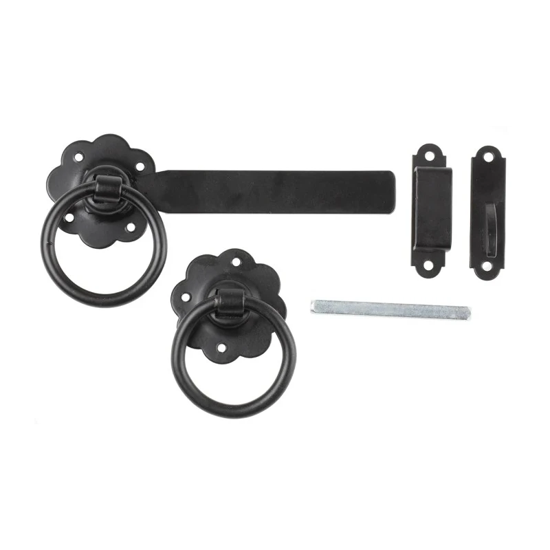 RS PRO Steel Lockable Gate Latch Epoxy Powder Coated 178 mm Length 25 mm Width 894-6777