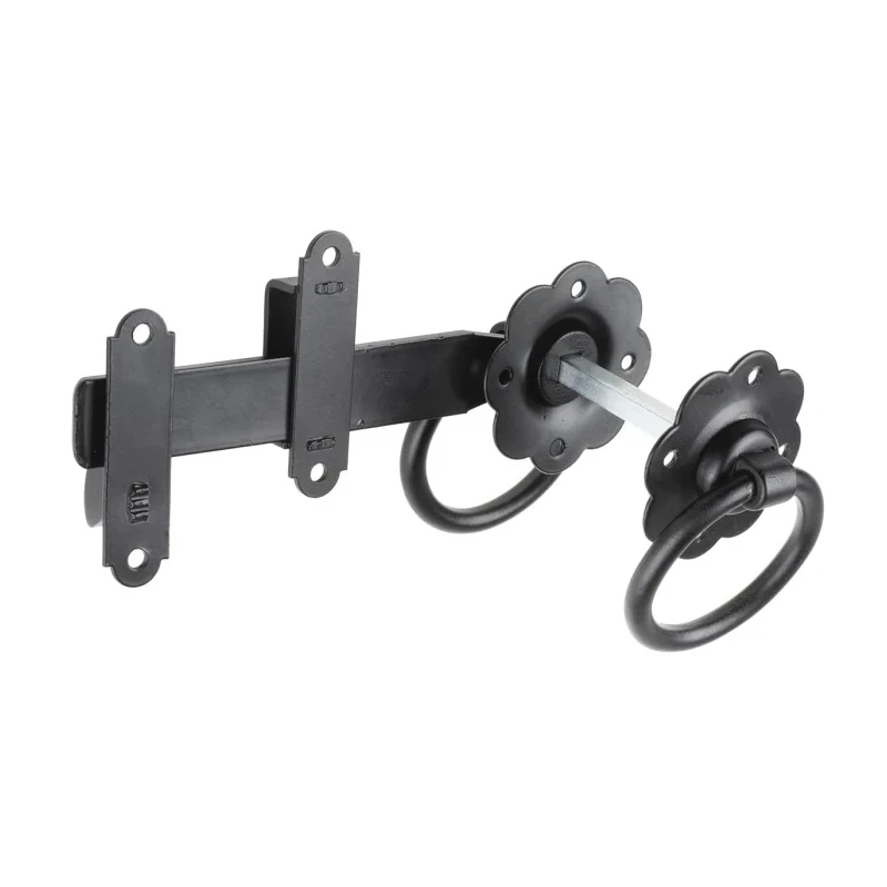 RS PRO Steel Lockable Gate Latch Epoxy Powder Coated 178 mm Length 25 mm Width 894-6777
