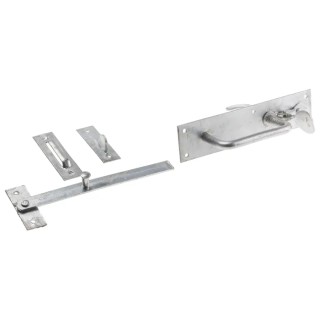RS PRO Steel Lockable Suffolk Latch Galvanised Finish Length 191 mm 894-6783
