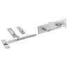 RS PRO Steel Lockable Suffolk Latch Galvanised Finish Length 191 mm 894-6783
