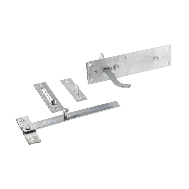 RS PRO Steel Lockable Suffolk Latch Galvanised Finish Length 191 mm 894-6783