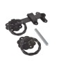 RS PRO Steel Lockable Latch 152 mm Epoxy Powder Coated Finish 894-6780
