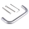 RS PRO Stainless Steel Natural Stainless Steel Arch Shape Handle 19mm Width, 150 mm Length 894-6856