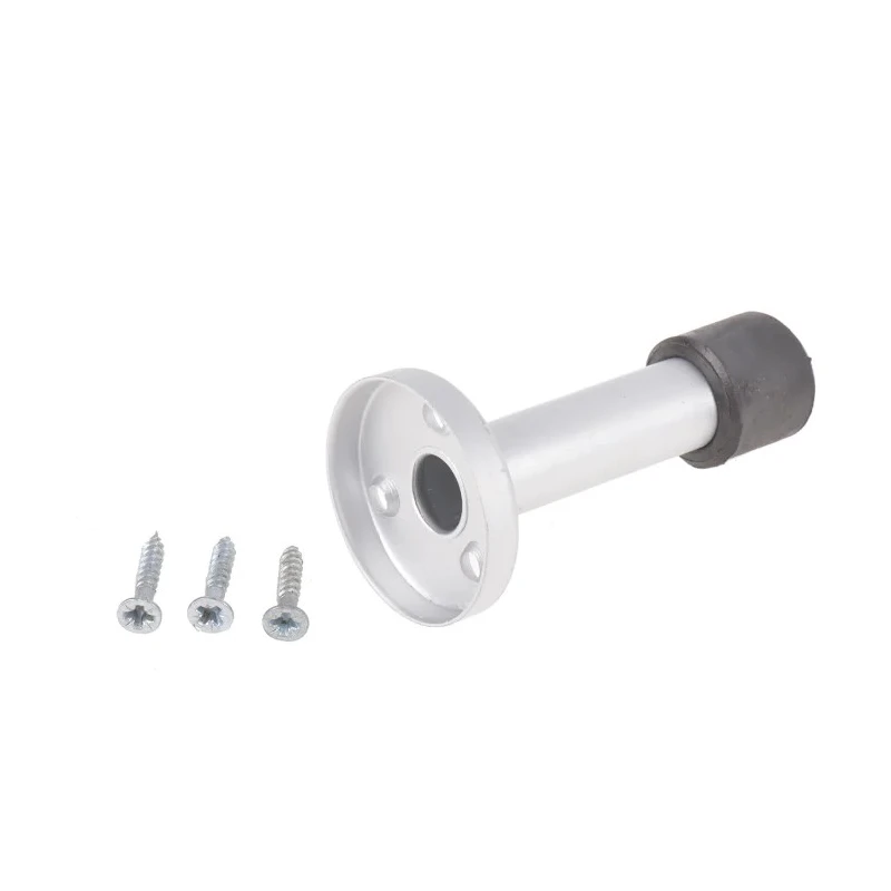 RS PRO Silver Aluminium Tube Shape Door Stop Pack of 5 894-6894