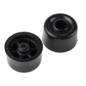 RS PRO Black Polyvinyl Chloride Round Door Stop 32 mm Diameter 894-6917