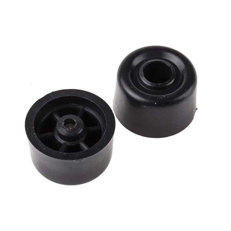 RS PRO Black Polyvinyl Chloride Round Door Stop 32 mm Diameter 894-6917