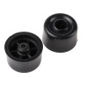 RS PRO Black Polyvinyl Chloride Round Door Stop 32 mm Diameter 894-6917