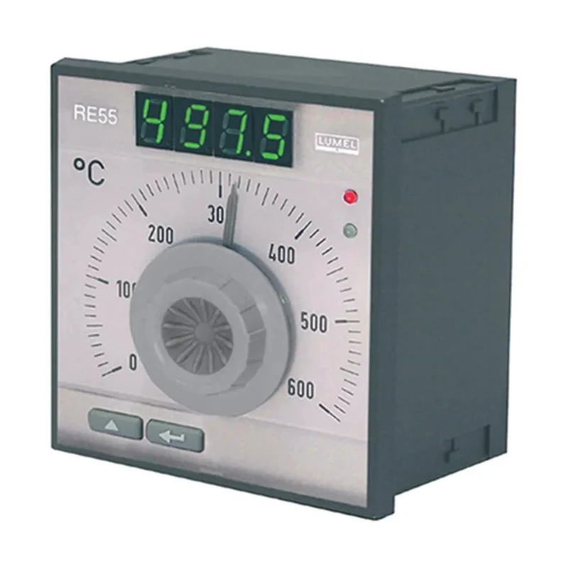 Lumel Panel Mount On-Off Temperature Controller 1 Input, 1 Output Relay 253V ac/dc RE55