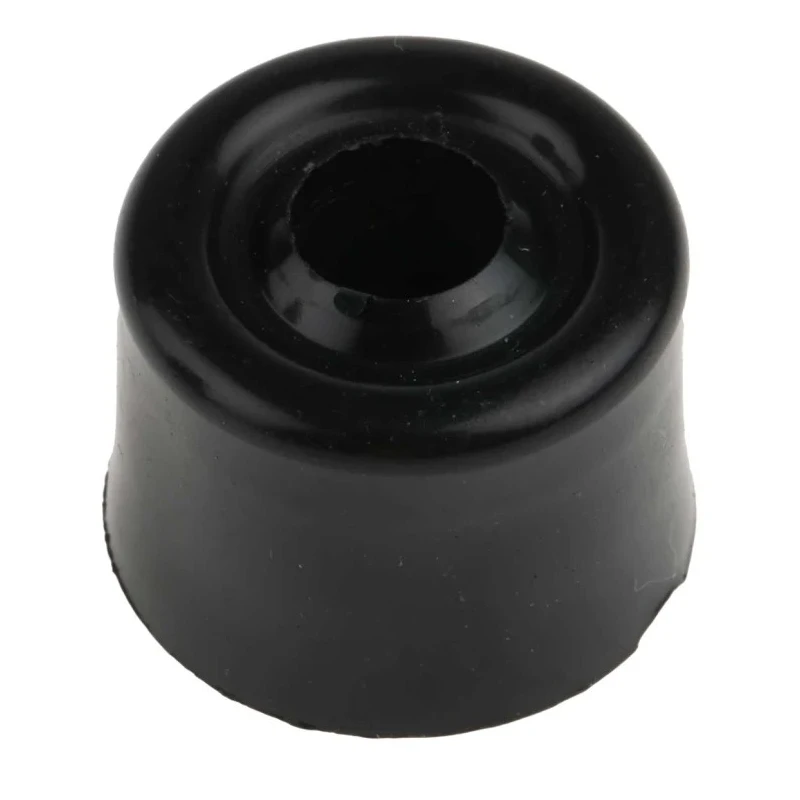 RS PRO Black Polyvinyl Chloride Door Stop 25 mm Diameter 894-6926