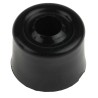 RS PRO Black Polyvinyl Chloride Door Stop 25 mm Diameter 894-6926