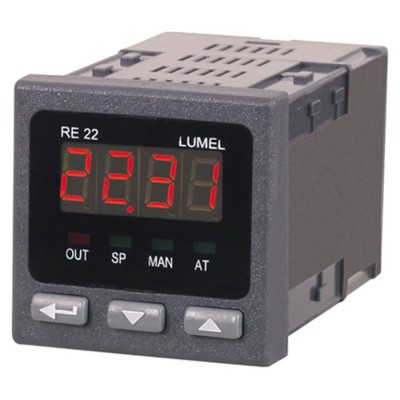 Lumel Panel Mount PID Temperature Controller 1 Input 1 Output Relay 230V RE22