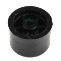 RS PRO Black Polyvinyl Chloride Door Stop 25 mm Diameter 894-6926