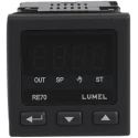 Lumel RE70 Panel Mount PID Temperature Controller 1 Input 1 Output Relay 230V AC On-Off RE70