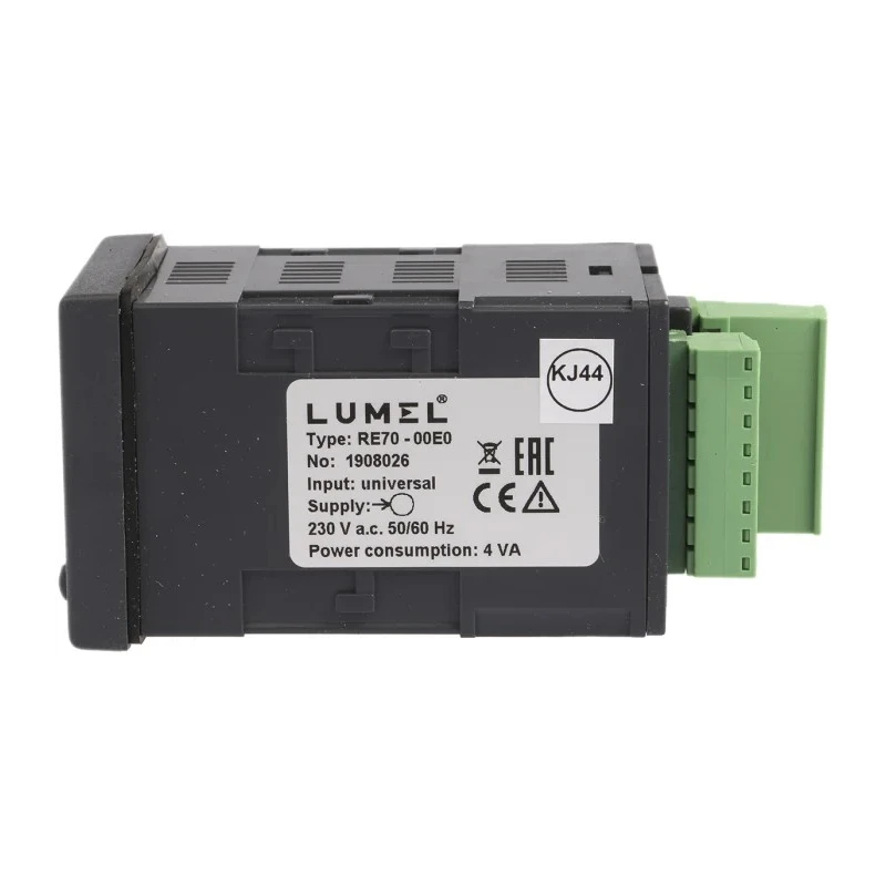 Lumel RE70 Panel Mount PID Temperature Controller 1 Input 1 Output Relay 230V AC On-Off RE70