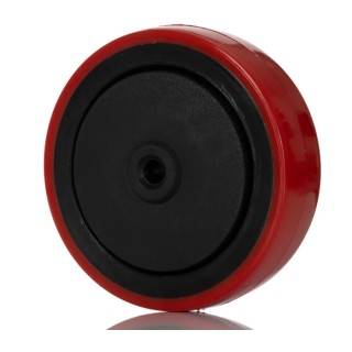 RS PRO Orange Polyurethane Trolley Wheel 100mm Diameter 30mm Width Load Capacity 125kg Nylon Hub 196-5122