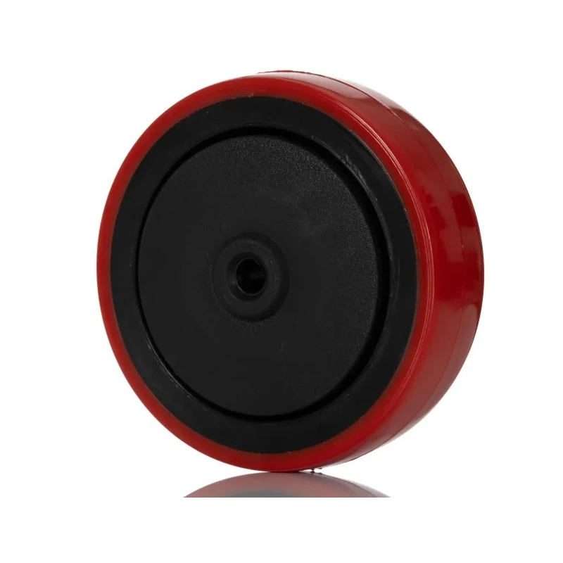 RS PRO Orange Polyurethane Trolley Wheel 100mm Diameter 30mm Width Load Capacity 125kg Nylon Hub 196-5122