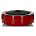 RS PRO Orange Polyurethane Trolley Wheel 100mm Diameter 30mm Width Load Capacity 125kg Nylon Hub 196-5122