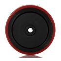 RS PRO Orange Polyurethane Trolley Wheel 100mm Diameter 30mm Width Load Capacity 125kg Nylon Hub 196-5122