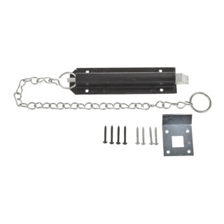 RS PRO Steel Epoxy Black Chain Door Bolt 215 mm 894-6721