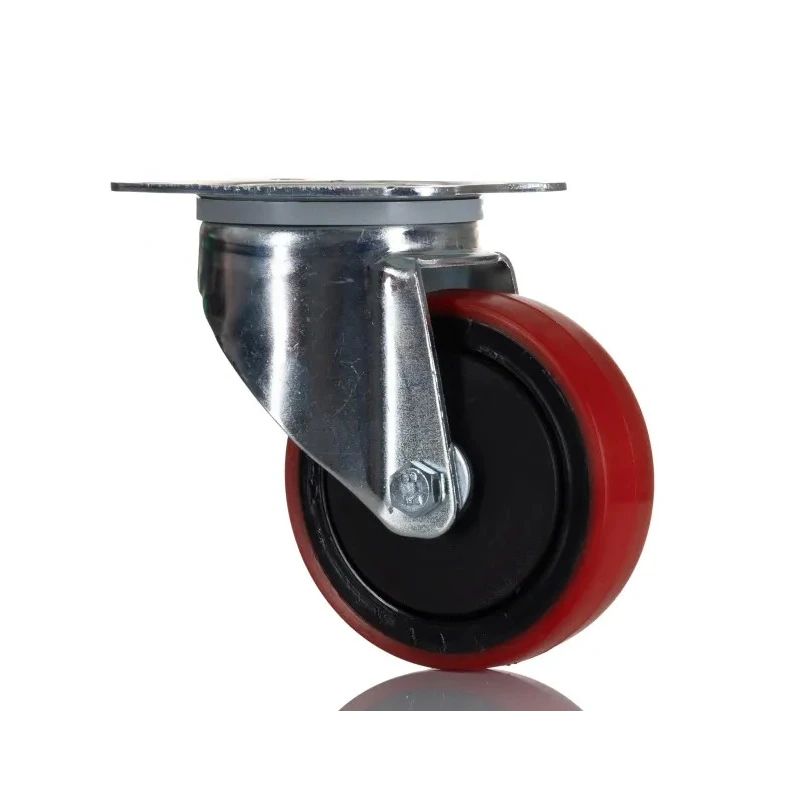 RS PRO Medium Duty Swivel Castor 110 kg Load Capacity 100 mm Polyurethane Wheel 196-5166